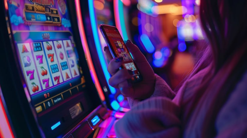 Pengguna memeriksa catatan transaksi digital